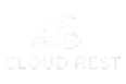 Cloud Rest Logo Black Background